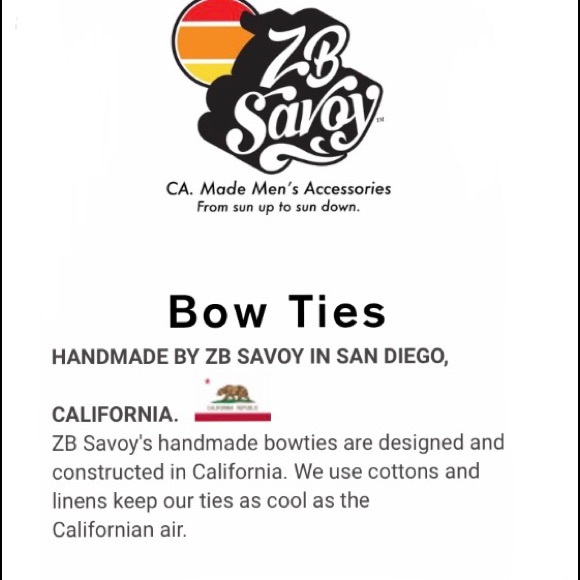 ZB Savoy Pinstriped Bow Tie & Pocket Square Set - Picture 7 of 8